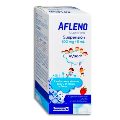 Afleno (Ibuprofeno) 100 mg/5 ml Infantil Suspensión 120 ml