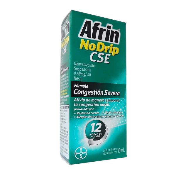 Afrin Adulto No Drip CSE 12 Hrs 15 ml