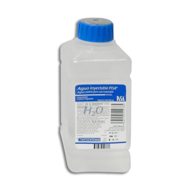 Agua Inyectable Pisa 500 ml