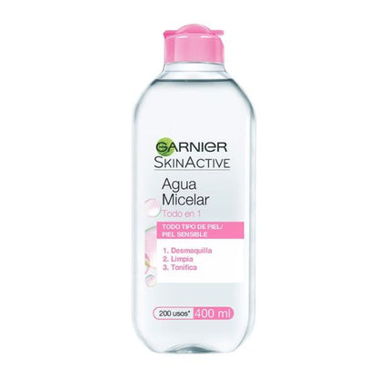 Agua Micelar Todo 3n 1 Garnier 400 ml