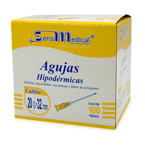 Aguja Hipodermica 20 X 32 Mm