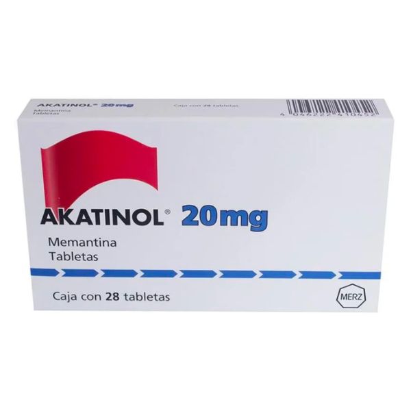 Akatinol (Memantina) 5 mg / 10 mg / 15 mg / 20 mg / 28 Tabletas