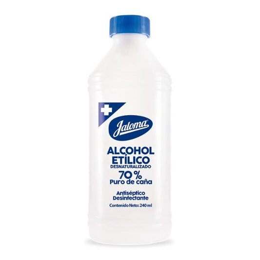 Alcohol Etilico Desnaturalizado 70% Jaloma 240 ml