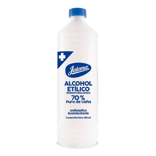 Alcohol Etilico Desnaturalizado 70% Jaloma 480 ml