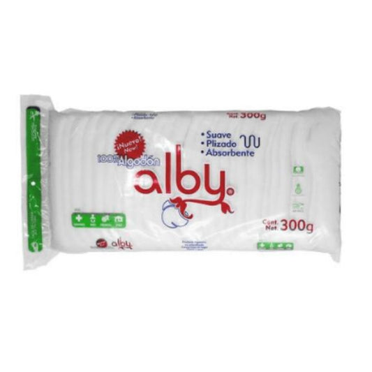 Algodon Plisado Absorbente Bolsa 300 g Alby