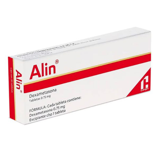 Alin (Dexametasona) 0.75 mg Caja con 30 Tabletas