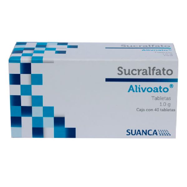 Alivoato (Sucralfato) 1g con 40 Tabletas