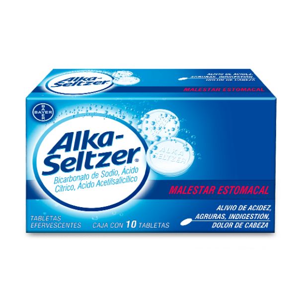 Alka-Seltzer Caja con 12 Tabletas