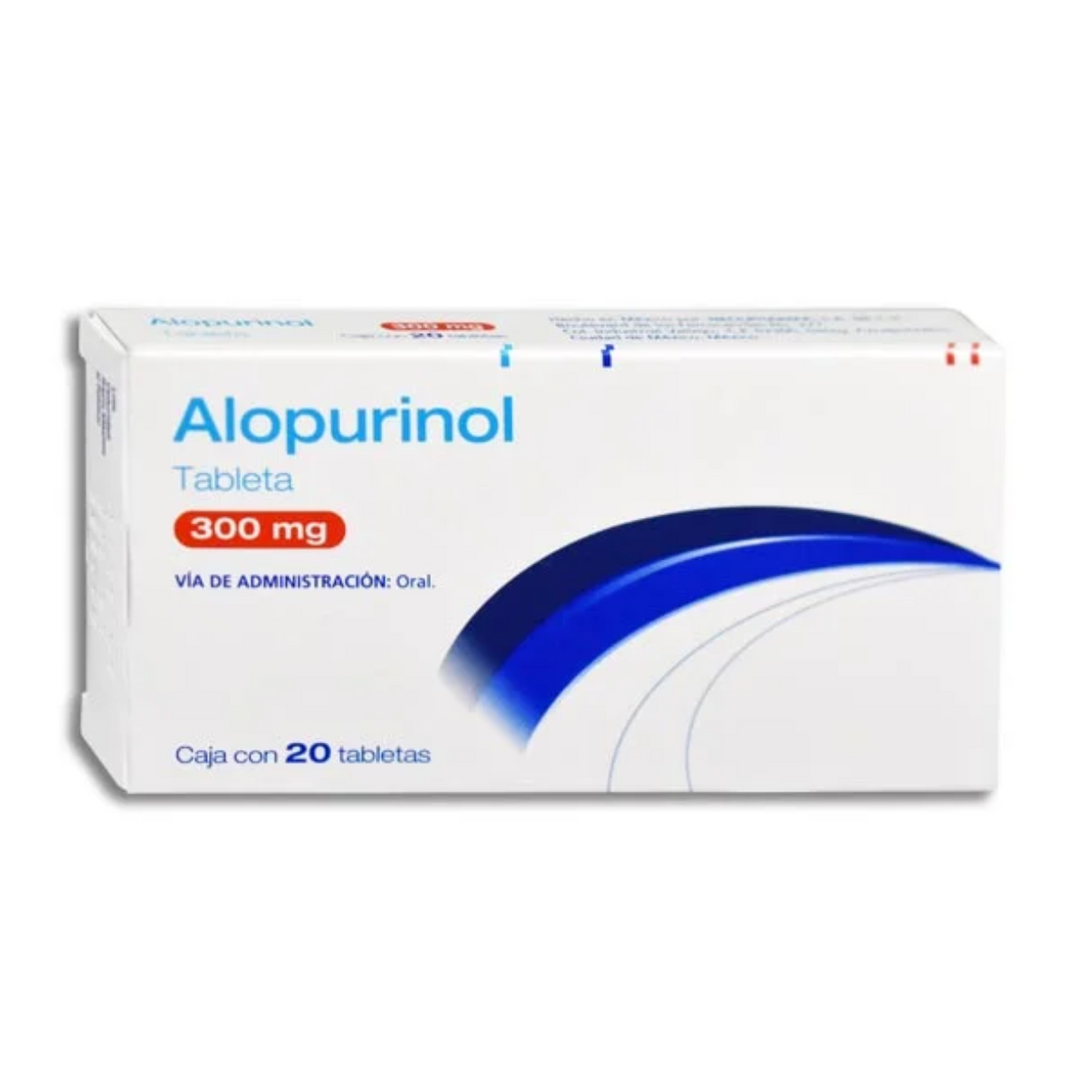 Alopurinol 300 mg Caja con 20 Tabletas – Farmacia Sanorim