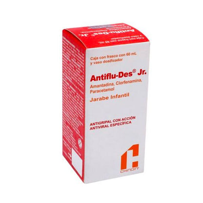 Antiflu-Des Pediátrico (Amantadina, Clorfenamina, Paracetamol) Frasco Gotero 30 ml