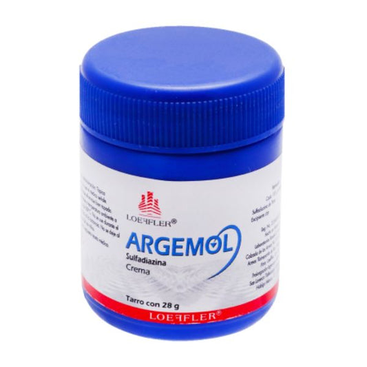 Argemol (Sulfadiazina de Plata) 1% Crema con 28 g