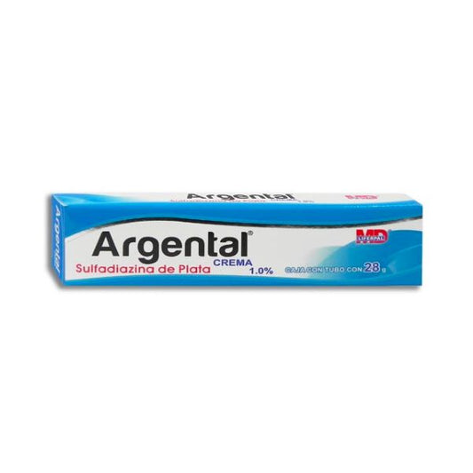 Argental (Sulfadiazina de Plata) Crema 1% Tubo con 28 g