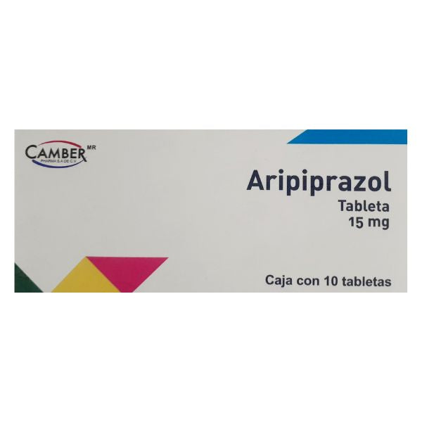 Aripiprazol 15 mg Caja con 10 Tabletas