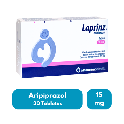 Laprinz (Aripiprazol) 15 mg caja con 20 Tabletas | Landsteiner