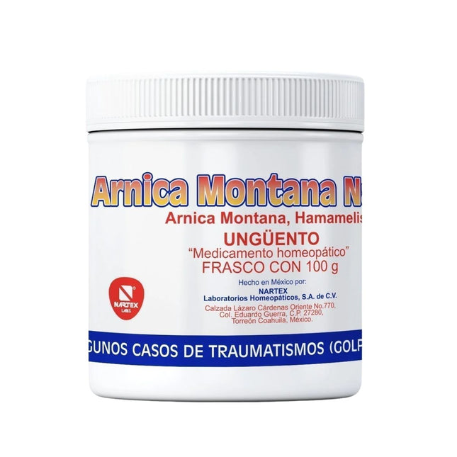 Árnica (Árnica Montana, Hamamelis) Pomada Frasco con 100 Gramos