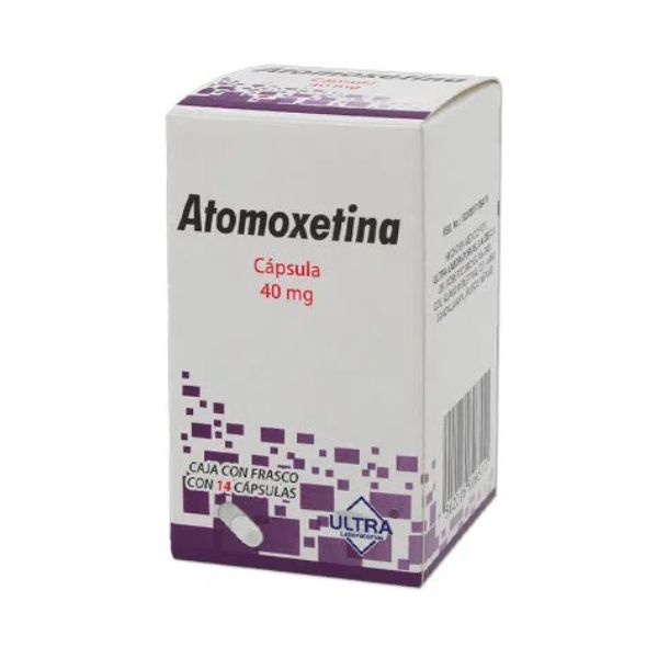 Atomoxetina 40 mg Caja con 14 Cápsulas