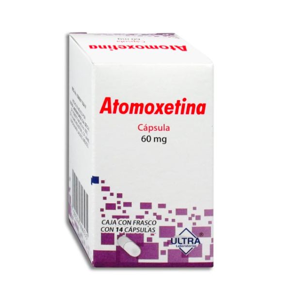 Atomoxetina 60 mg Caja con 14 Cápsulas