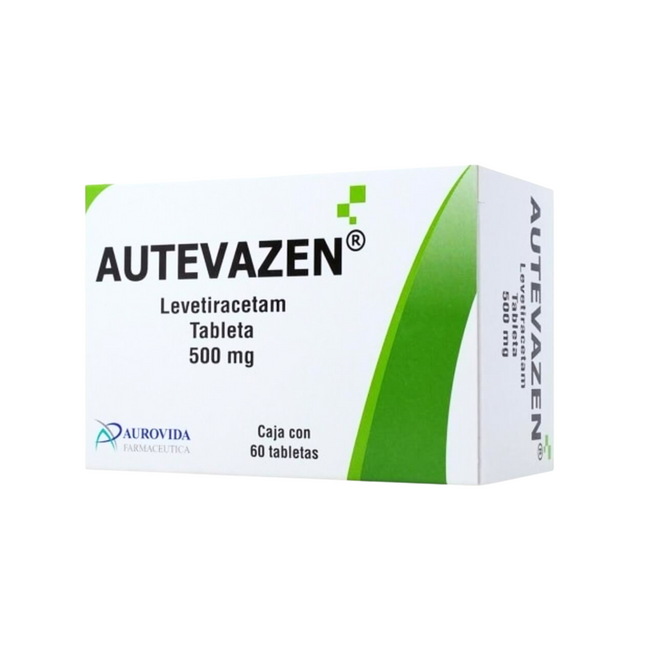 Autevazen Levetiracetam 500 mg 60 Tabletas Aurovida