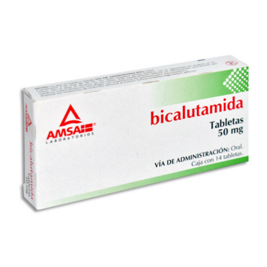 Bicalutamida 50 mg Caja con 14 Tabletas