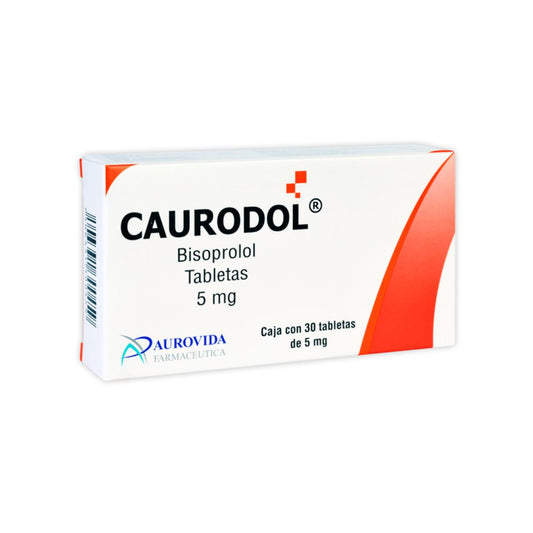 Caurodol (Bisoprolol) 5 mg Caja con 30 Tabletas