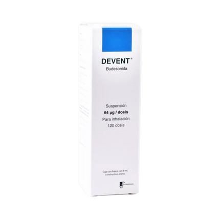 Devent  Budesonida 64 mcg Suspensión Nasal 120 Dosis