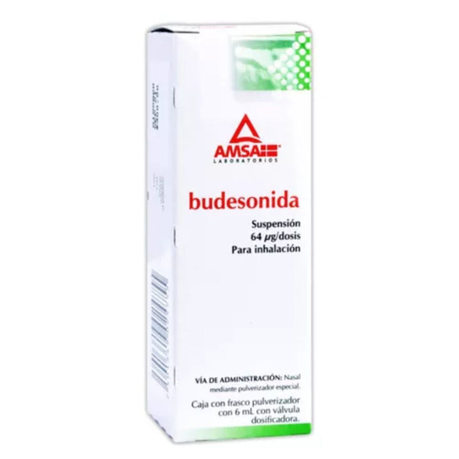 Budesonida 64 µg Suspensión Nasal 120 Dosis