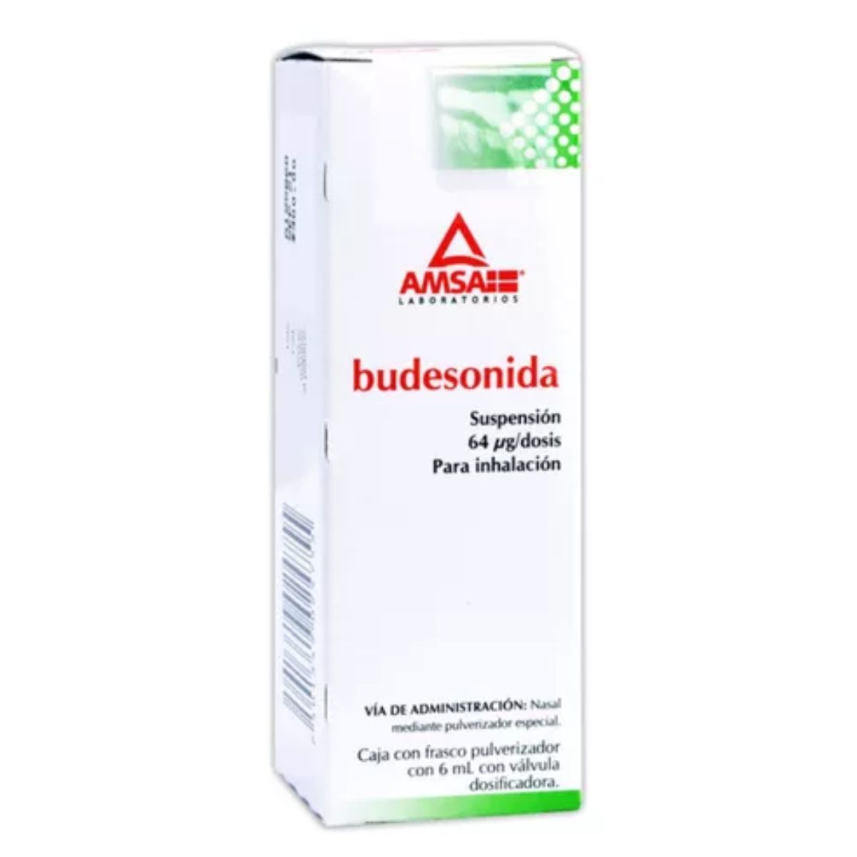 Budesonida 64 µg Suspensión Nasal 120 Dosis