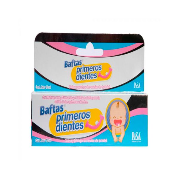 Baftas Primeros Dientes Gel Tubo con 15 ml