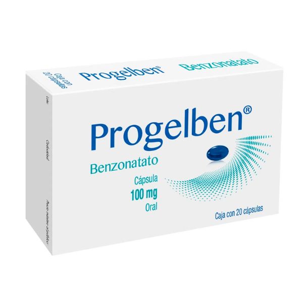 Progelben Benzonatato 100 Mg Caja Con 20 Cápsulas Farmacia Sanorim