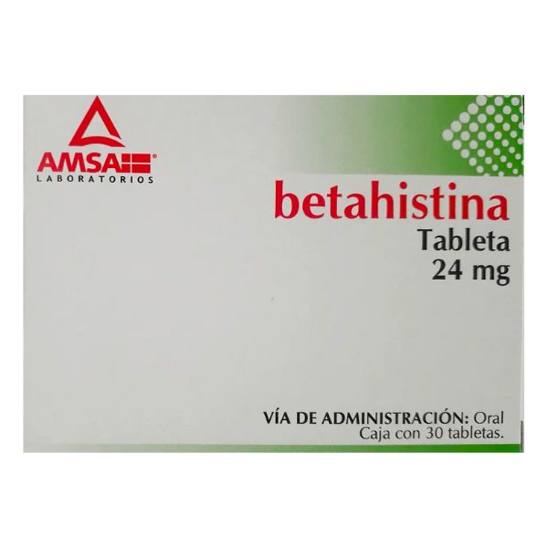 Betahistina Tableta 24 mg Caja con 30 Tabletas – Farmacia Sanorim