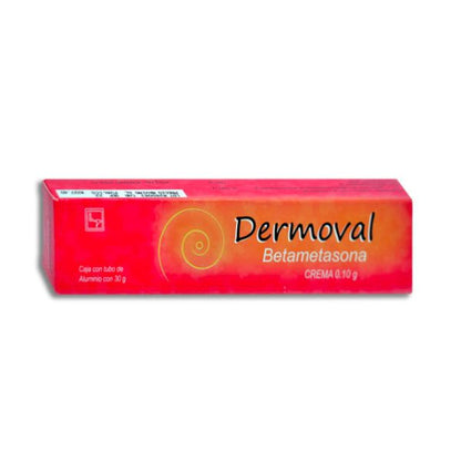 Dermoval (Betametasona) 0.10 g Tubo con 30 g de Crema