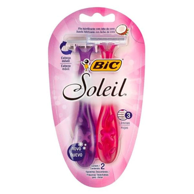 Rastrillo Bic Soleil Paquete 2 Rastrillos Dama