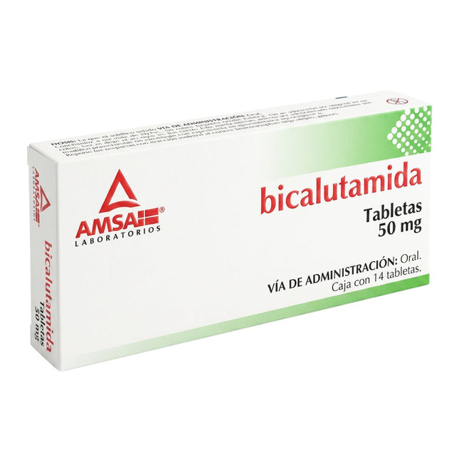 Bicalutamida 50 mg Caja con 14 Tabletas