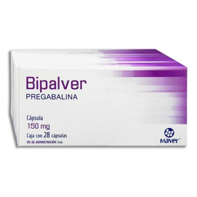 Bipalver (Pregabalina) 150 Mg Caja Con 28 Capsulas