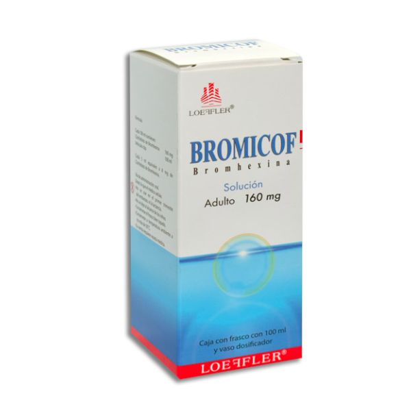 Bromph Bromicof (Bromhexina) Solución 160 mg Frasco con 100 ml – Farmacia Sanorim