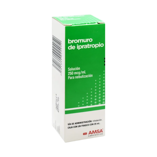 Bromuro de Ipratropio 25 mg /20 ml Solución para Nebulizar