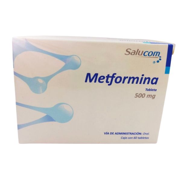 Metformina Salucom 500 mg con 60 Tabletas