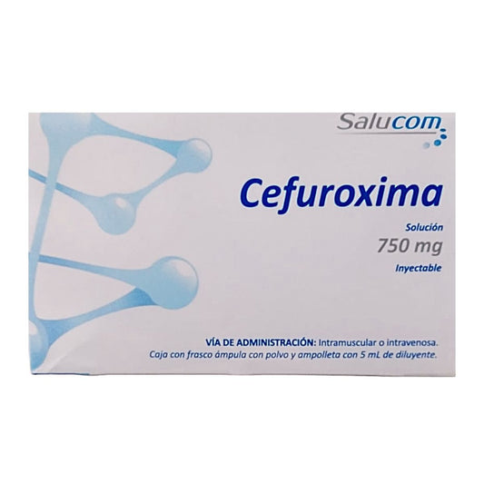 Cefuroxima 750 mg Solución Inyectable