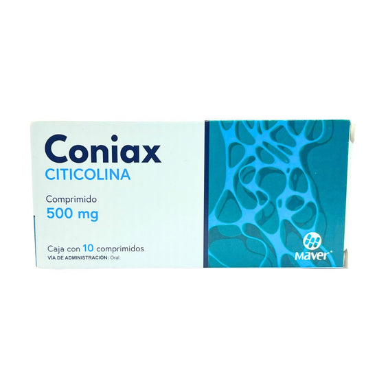 Coniax (Citicolina) 500 mg Caja con 10 Tabletas