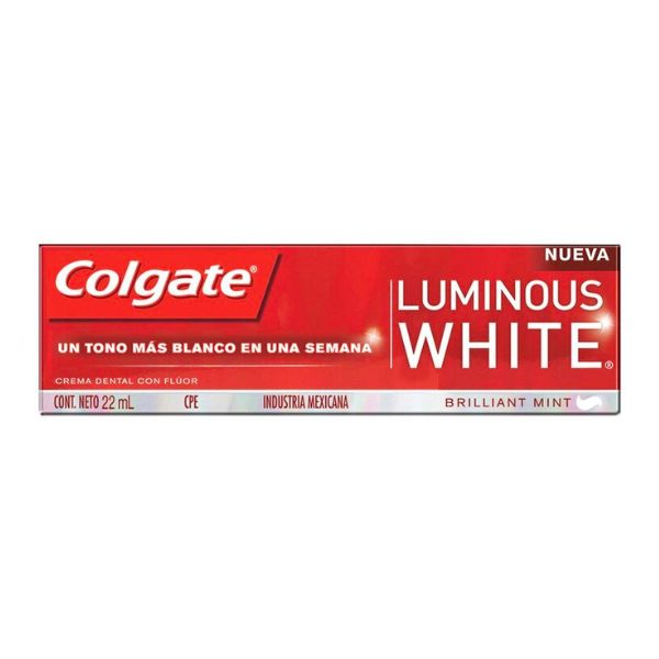 Pasta Dental Colgate Luminous White 22 ml