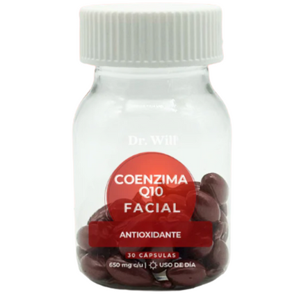 Coenzima Q10 650 mg Frasco con 30 Capsulas Faciales