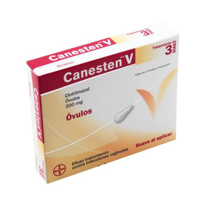 Canesten V (Clotrimazol) Caja con 3 Óvulos