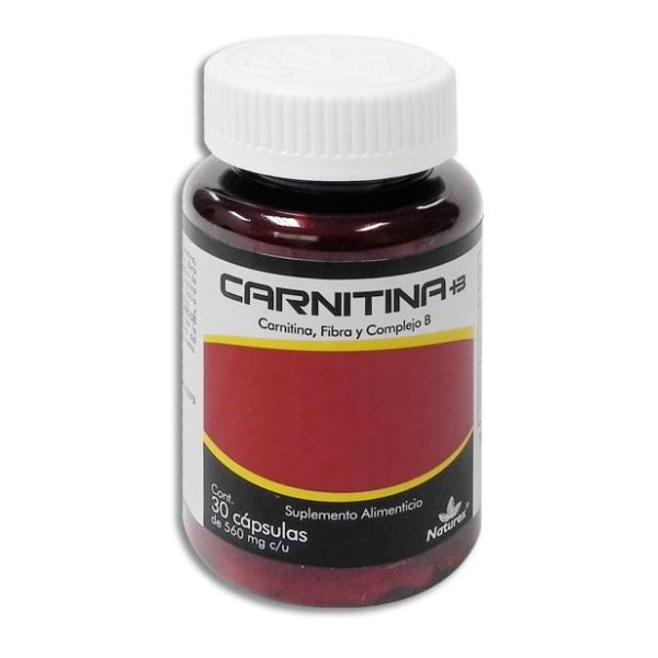 Carnitina Naturex 30 cápsulas