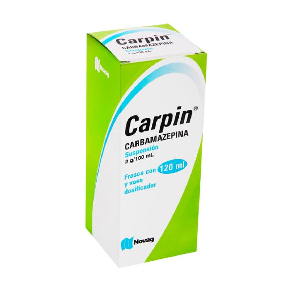 Carpin (Carbamazepina) 2 g / 100 ml Suspensión 120 ml