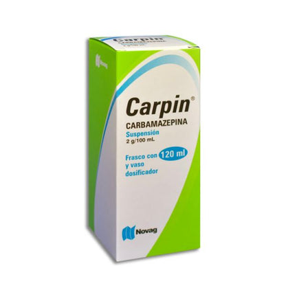 Carpin (Carbamazepina) 2 g / 100 ml Suspensión 120 ml