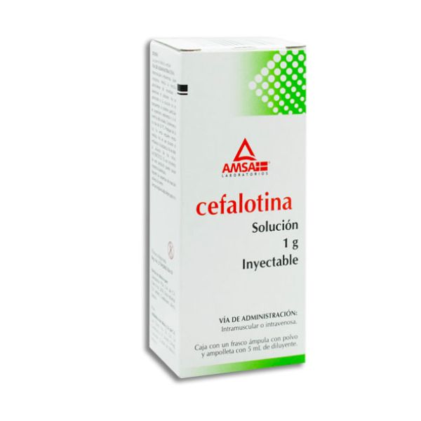 Cefalotina 1 g Solución  Ámpula Inyectable