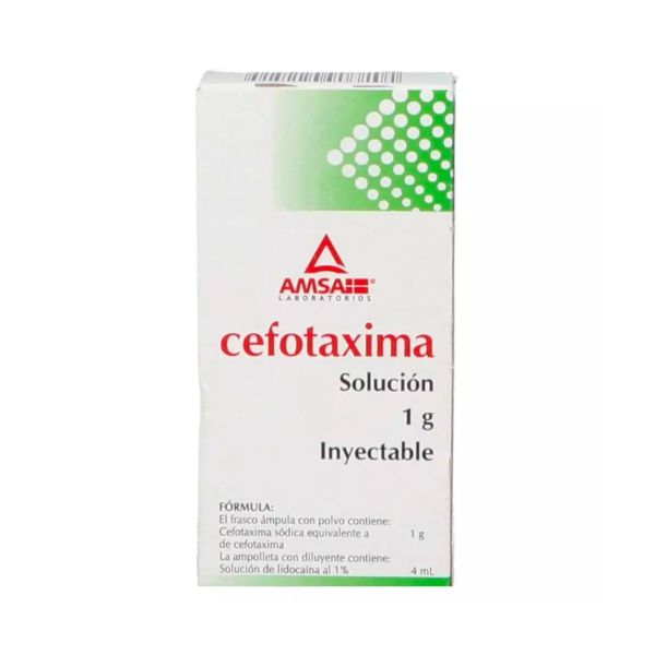 Cefotaxima 1 g Solución Inyectable AMSA