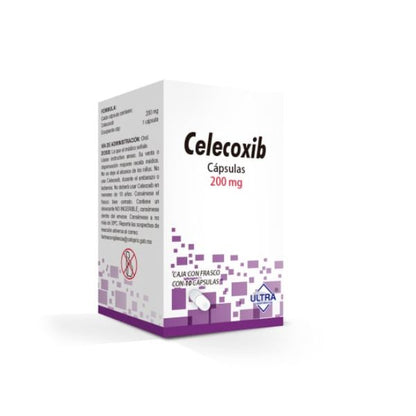 Celecoxib 200 mg Frasco con 10 Cápsulas Ultra Laboratorios