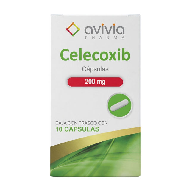 Celecoxib 200 mg Frasco Con 10 Cápsulas