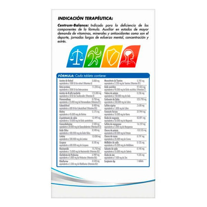 Centrum Balance Caja con 30 Cápsulas